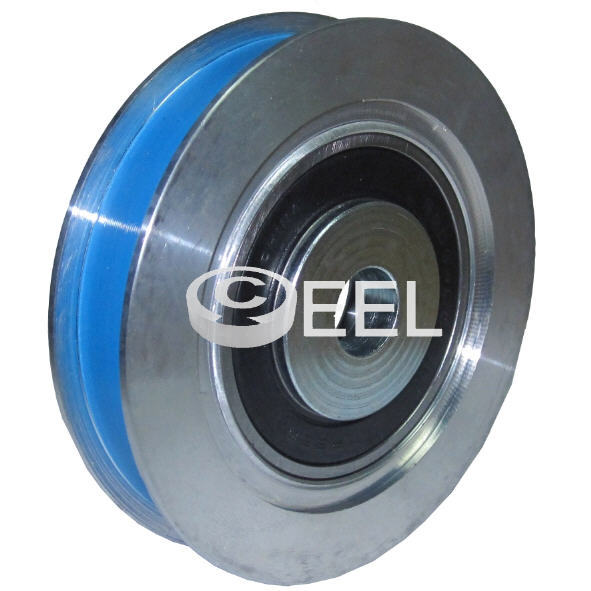 OTIS Steel Car Door Hanger Roller with Polyurethane Tyre ( Flat Track) 83 x 19 x 12.7mm ID